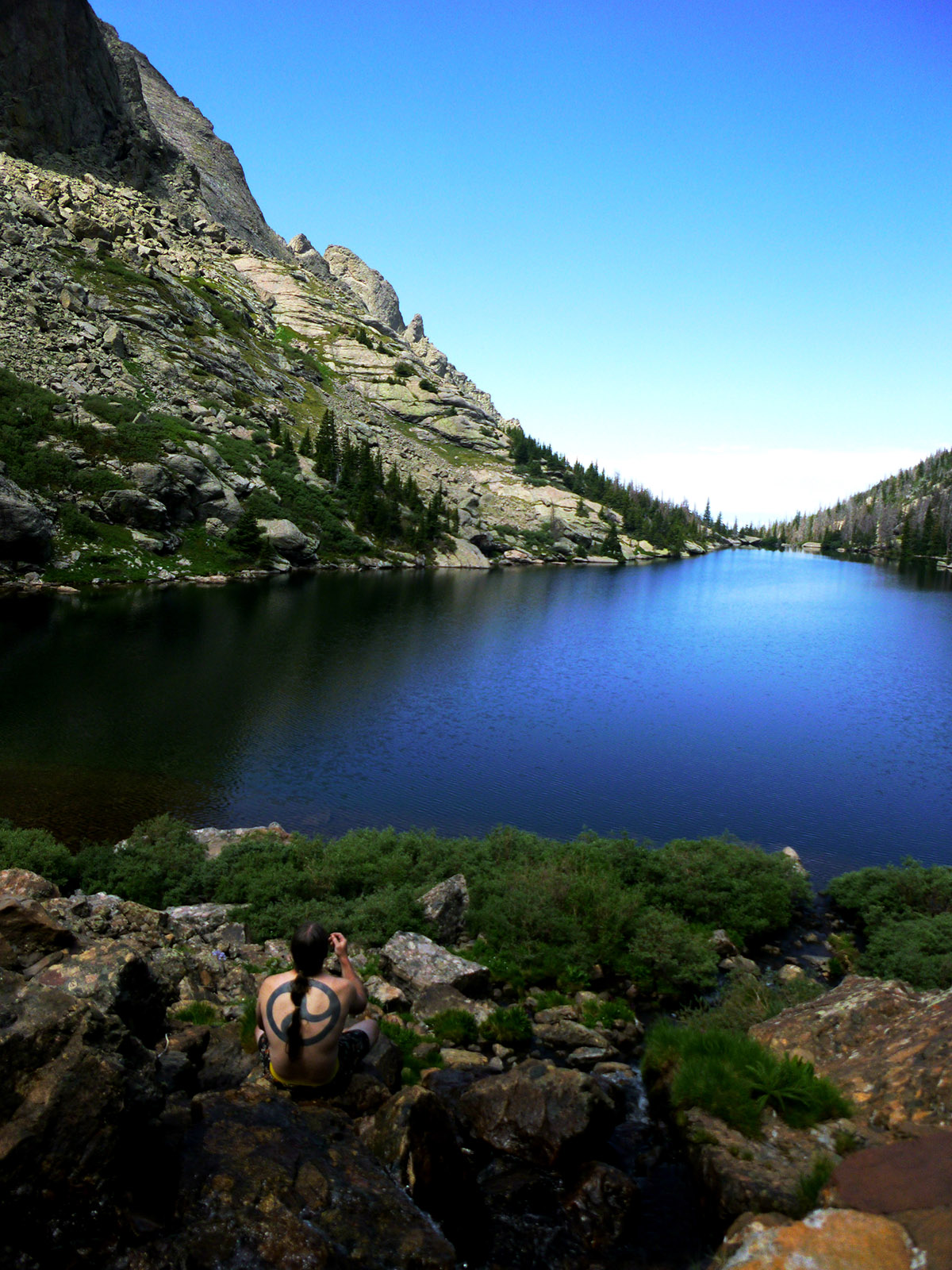 Willow Lake Sitting Wolfman